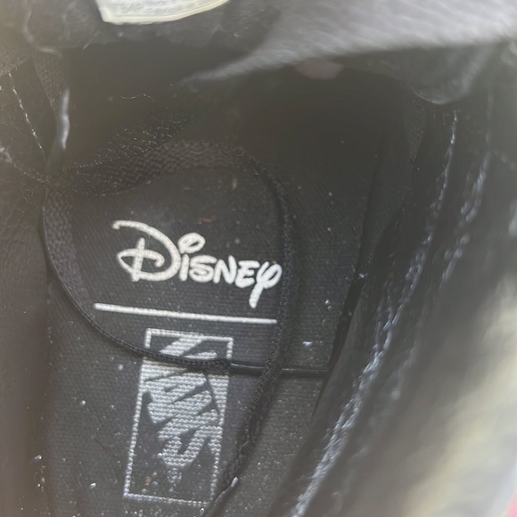 Van’s Disney “Down the Rabbit Hole” sk8 high tops rare 2016 print Men sz 11.5 - Picture 5 of 8